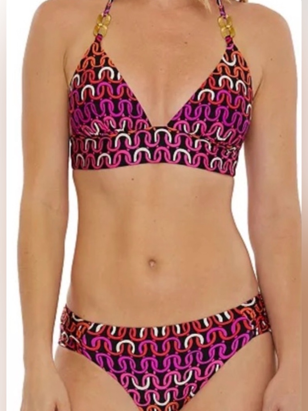 Trina Turk Echo Chain Bikini- NWT